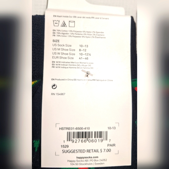 HS by Happy Socks Men's Crew Socks - Picture 5 of 5